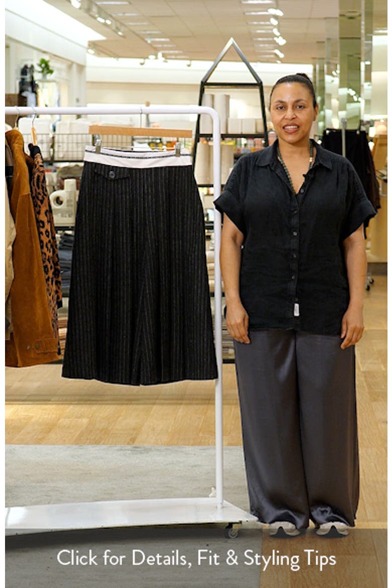 Johanna Pinstripe Culottes video