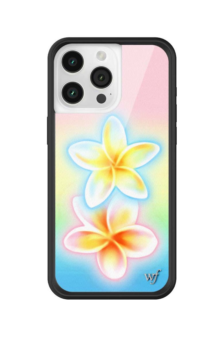 Pastel Plumeria iPhone Case, Alternate, color, Yellow