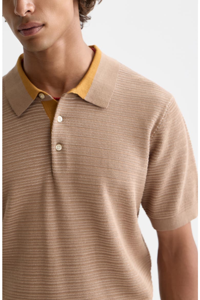 Structured Relaxed Polo, Alternate, color, AMPHORA