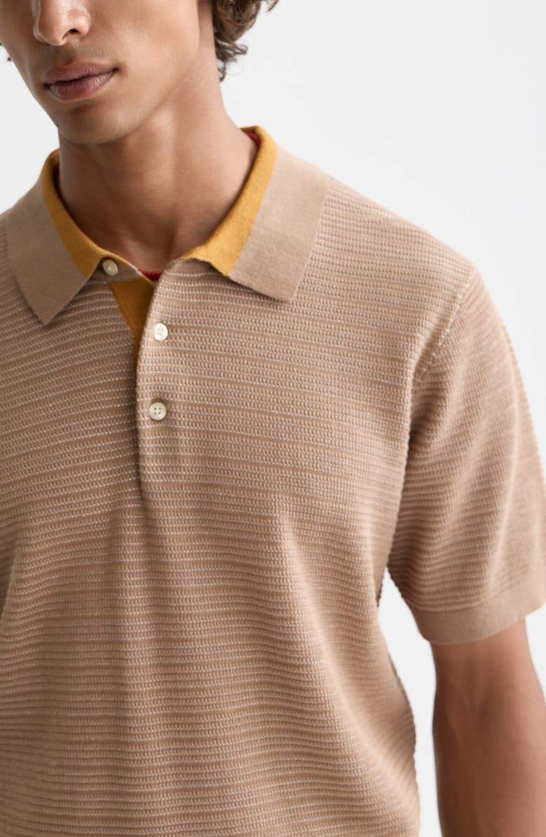 Scotch & Soda Structured Relaxed Polo, Alternate, color, Amphora