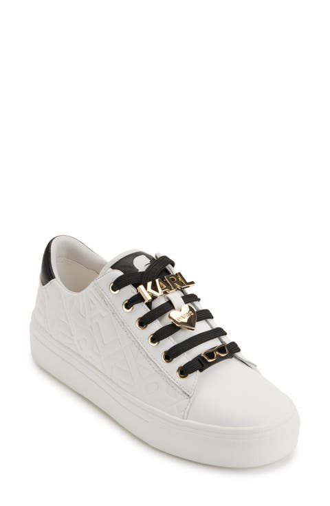 Cate Pin Logo Sneaker (Women)