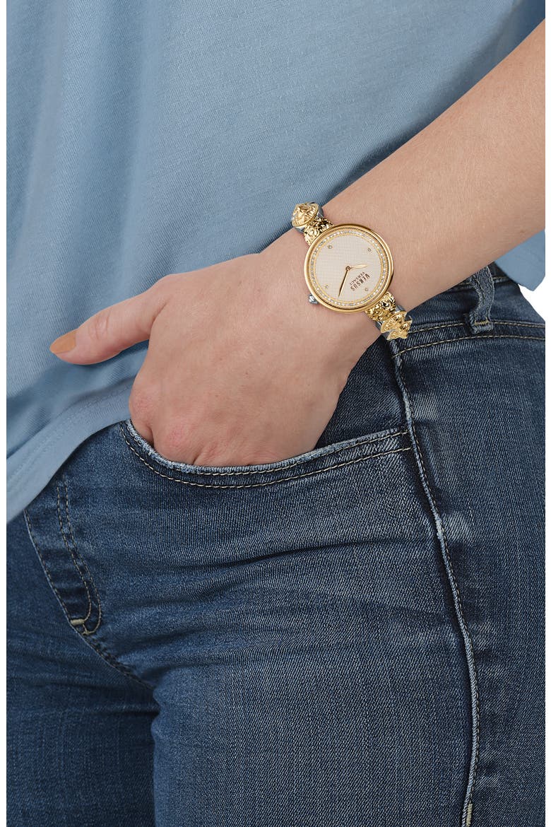South Bay Bracelet Watch, 34mm, Alternate, color, TWO TONE