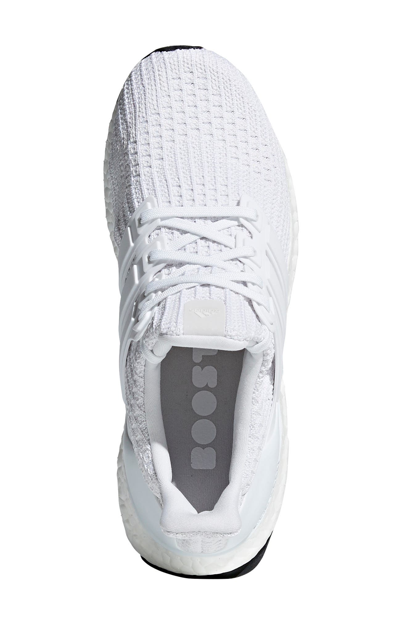 UltraBoost Running Shoe, Alternate, color, WHITE/ WHITE