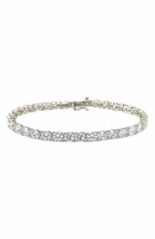 SUZY LEVIAN CZ Sterling Silver Pave CZ Tennis Bracelet