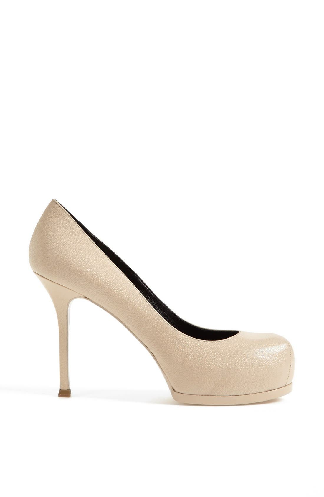'Tribute Two' Pump, Alternate, color, NUDE