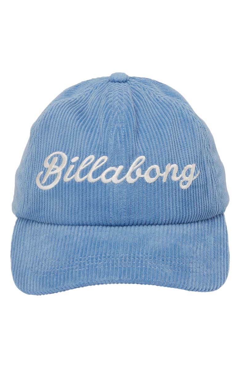 Billabong Embroidered Logo Baseball Cap, Alternate, color, Marina