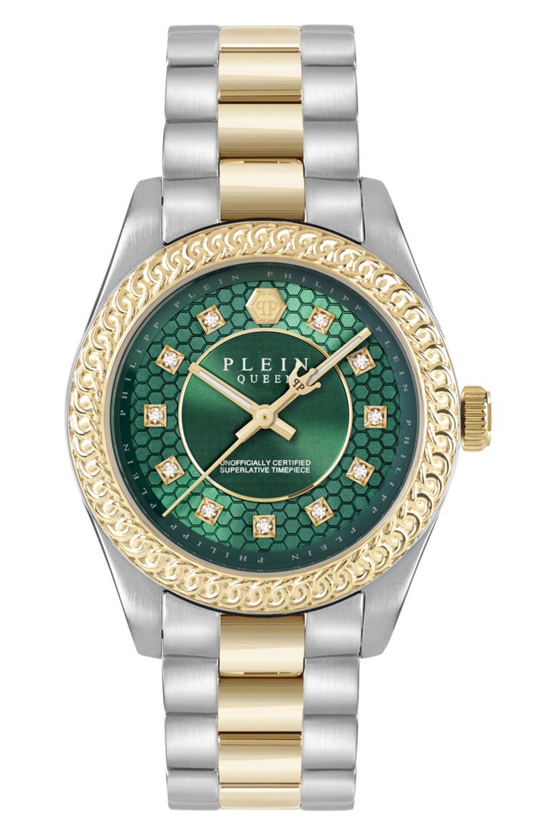 Queen Bracelet Watch, 36mm, Main, color, TWO TONE