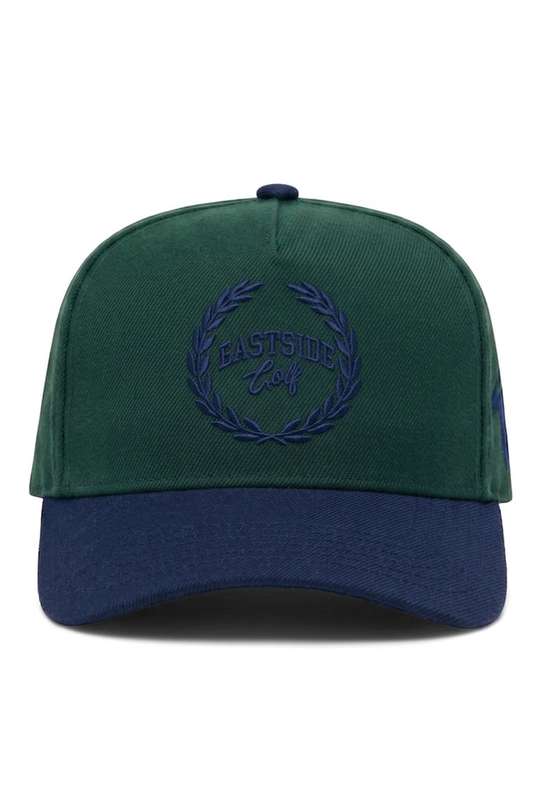 Statement Snapback Ball Cap, Alternate, color, VERDE/NAVY