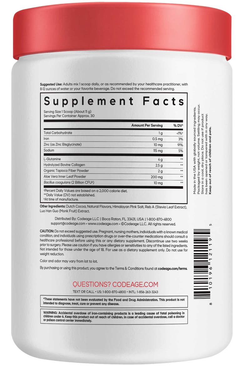 Gut Muscle Formula, Alternate, color, White