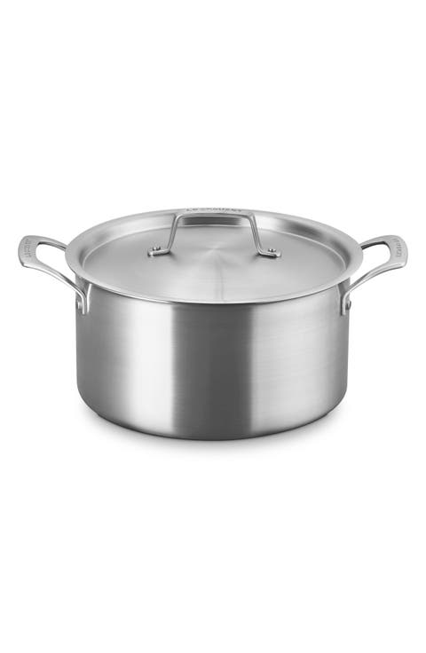 Essential 6.25-Quart Stainless Steel Deep Round Stockpot