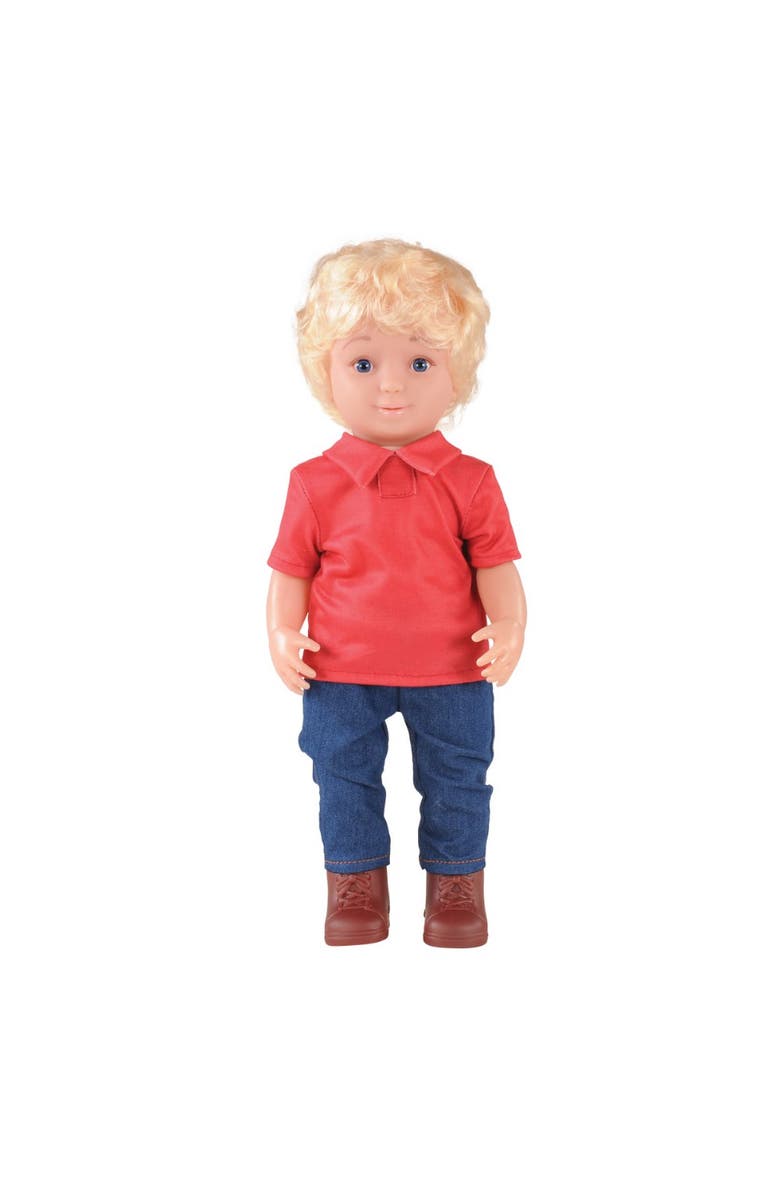Kaplan Early Learning Company 16" Multiethnic Doll - Caucasian Boy, Main, color, Multicolored