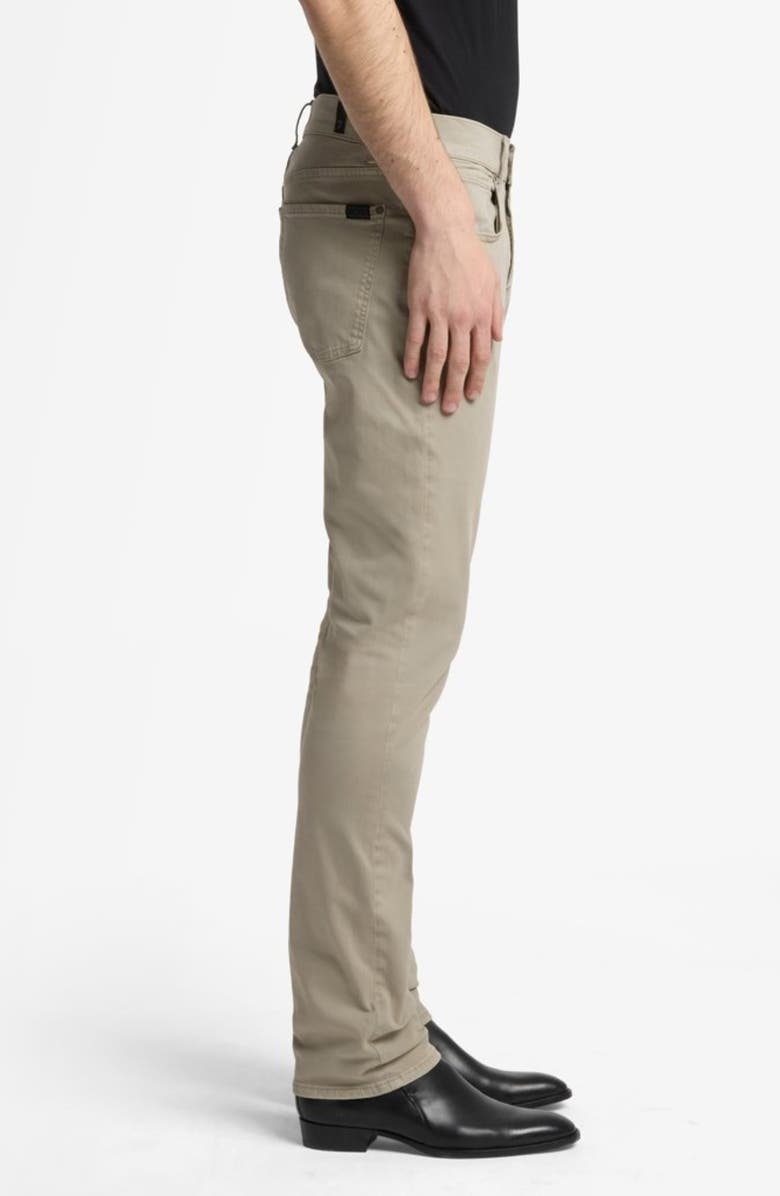 7 For All Mankind Comfort Sateen The Straight Leg Jeans, Alternate, color, Edge