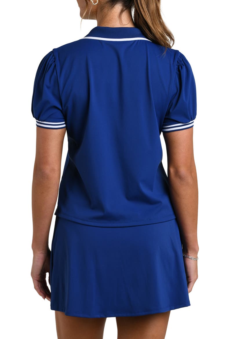 Tipped Polo, Alternate, color, HARBOR