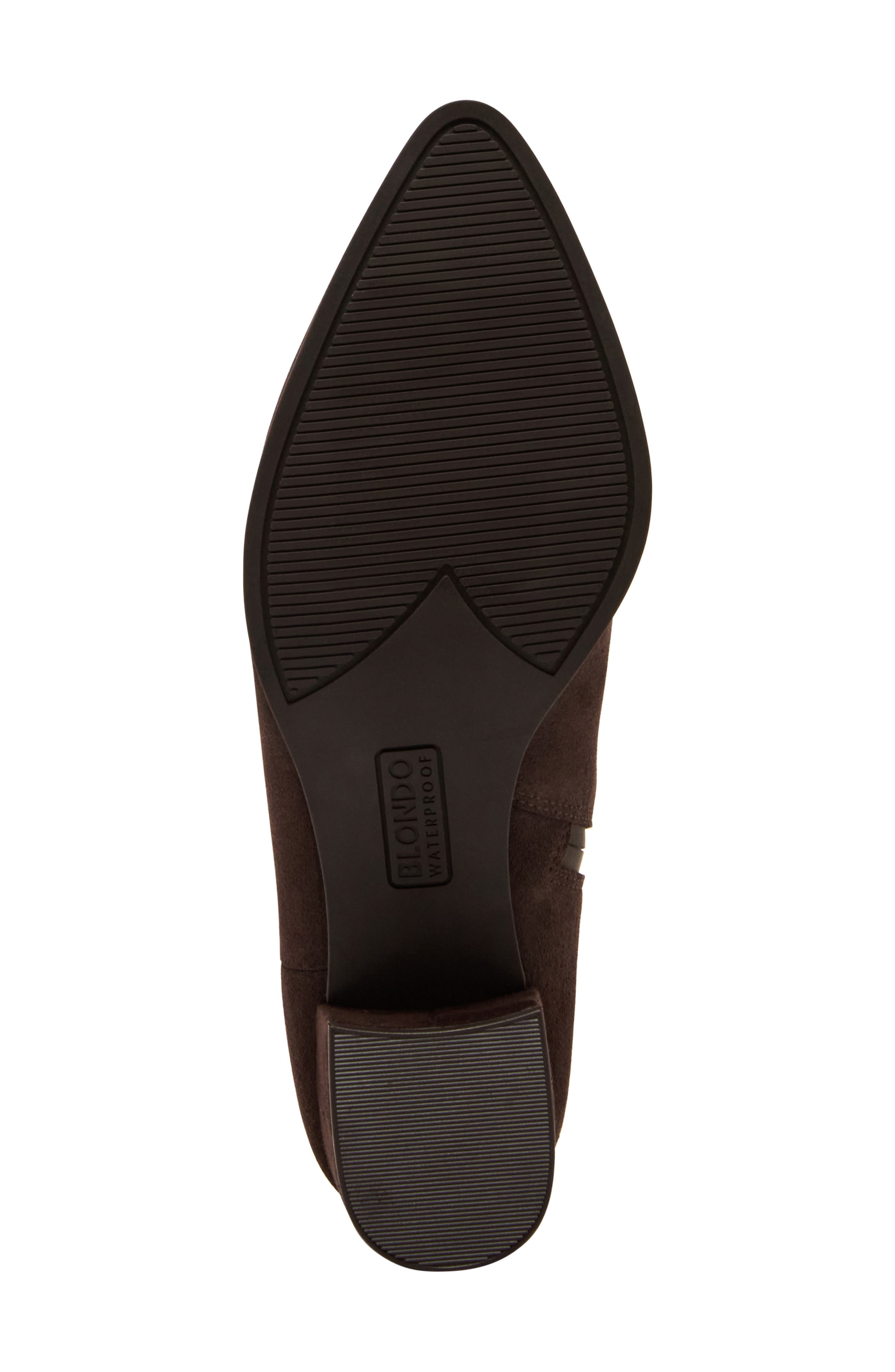 Amy Waterproof Ankle Bootie, Alternate, color, JAVA SUEDE