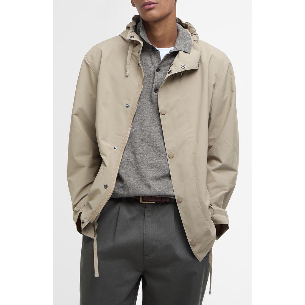 BARBOUR BARBOUR QUAY WATER RESISTANT HOODED JACKET