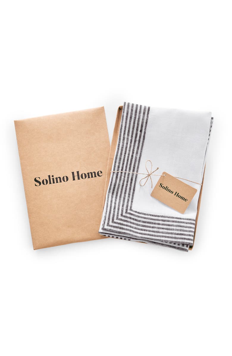 Solino Home Linen Dinner Napkins - Lucca, 20" x 20", Alternate, color, 