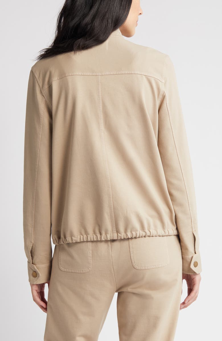 Caslon<sup>®</sup> Stretch Organic Cotton Soft Jacket, Alternate, color,