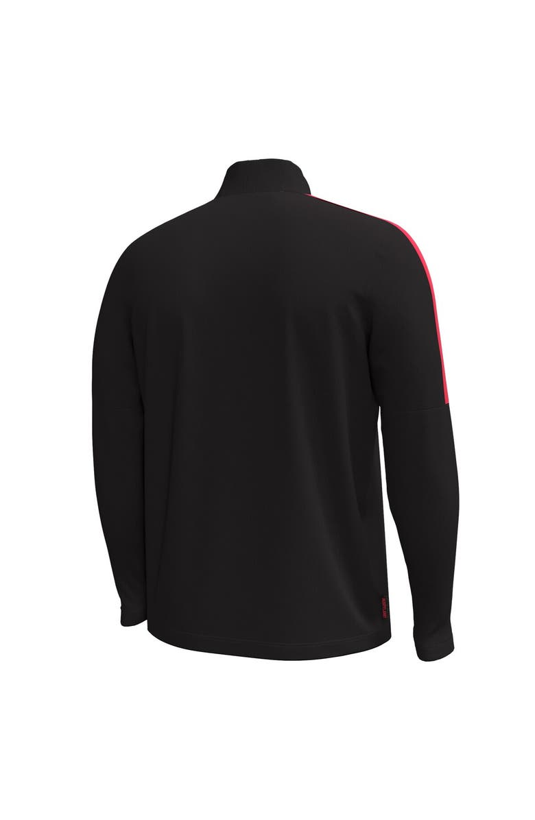 Under Armour Men's Under Armour Black Maryland Terrapins Playoff Performance Quarter-Zip Jacket, Alternate, color, Black