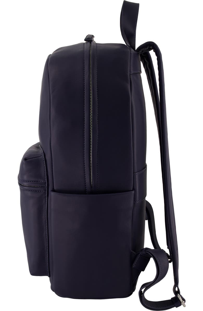 Vince Cavalor Leather Backpack, Alternate, color, Night Blue