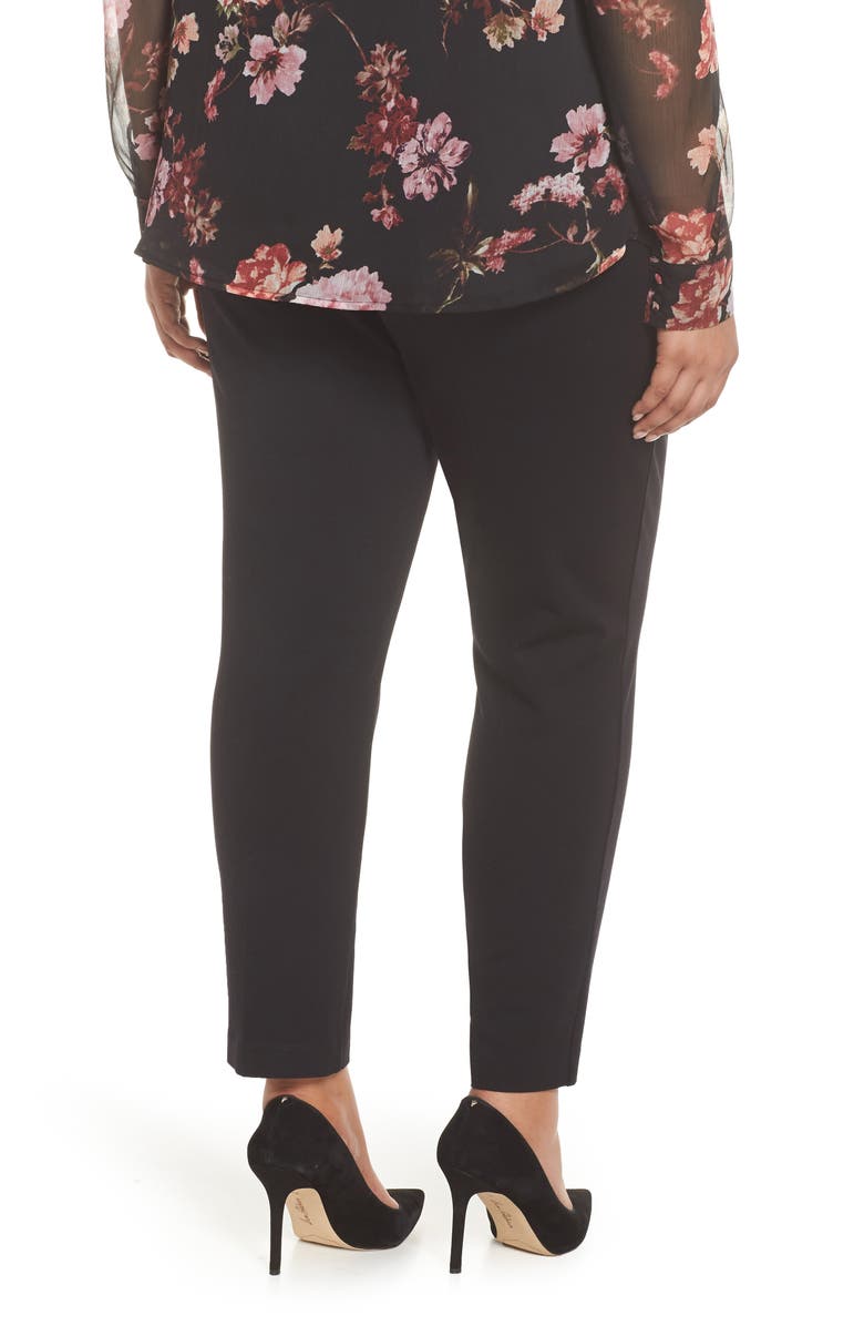 Vince Camuto High Rise Ankle Skinny Ponte Pants, Alternate, color, 