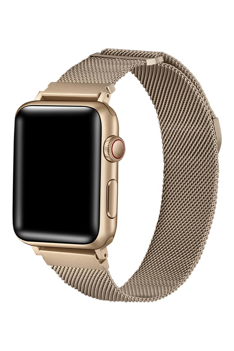Infinity Stainless Steel Apple Watch® Watchband, Alternate, color, NEW GOLD