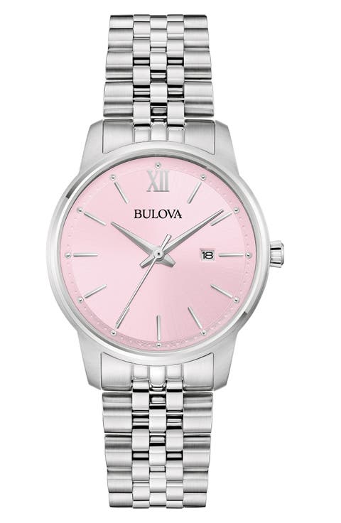 Stainless Steel Bracelet Watch, 41mm