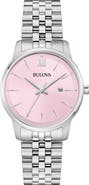 BULOVA Stainless Steel Bracelet Watch, 41mm