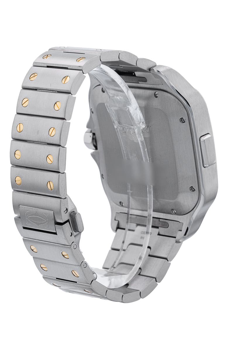Watchfinder & Co. Cartier Preowned 2021 Santos de Cartier Automatic Bracelet Watch, 43mm, Alternate, color, 