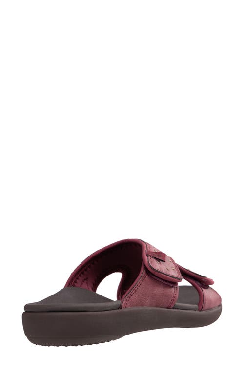 Revitalign Kholo Fresca Slide Sandal In Mulberry