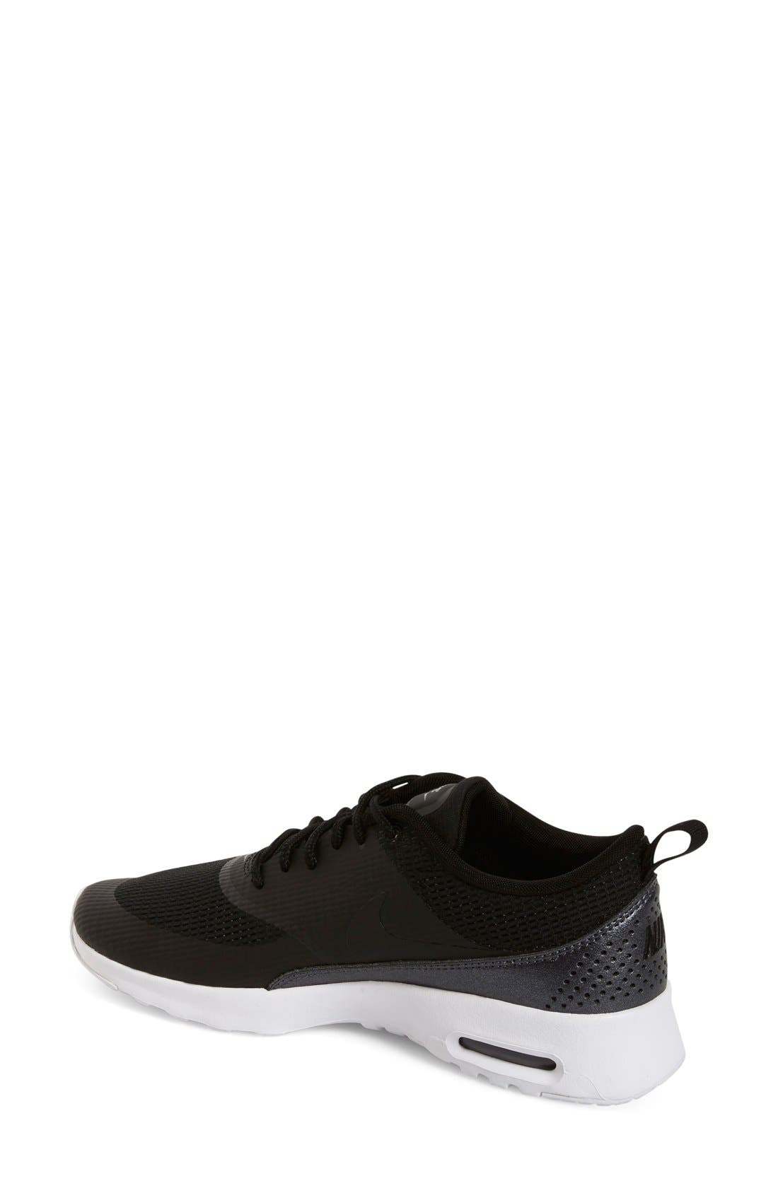 'Air Max Thea' Sneaker, Alternate, color, BLACK/ BLACK
