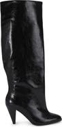 Kurt Geiger London Lambeth Slouchy Knee High Leather Boot