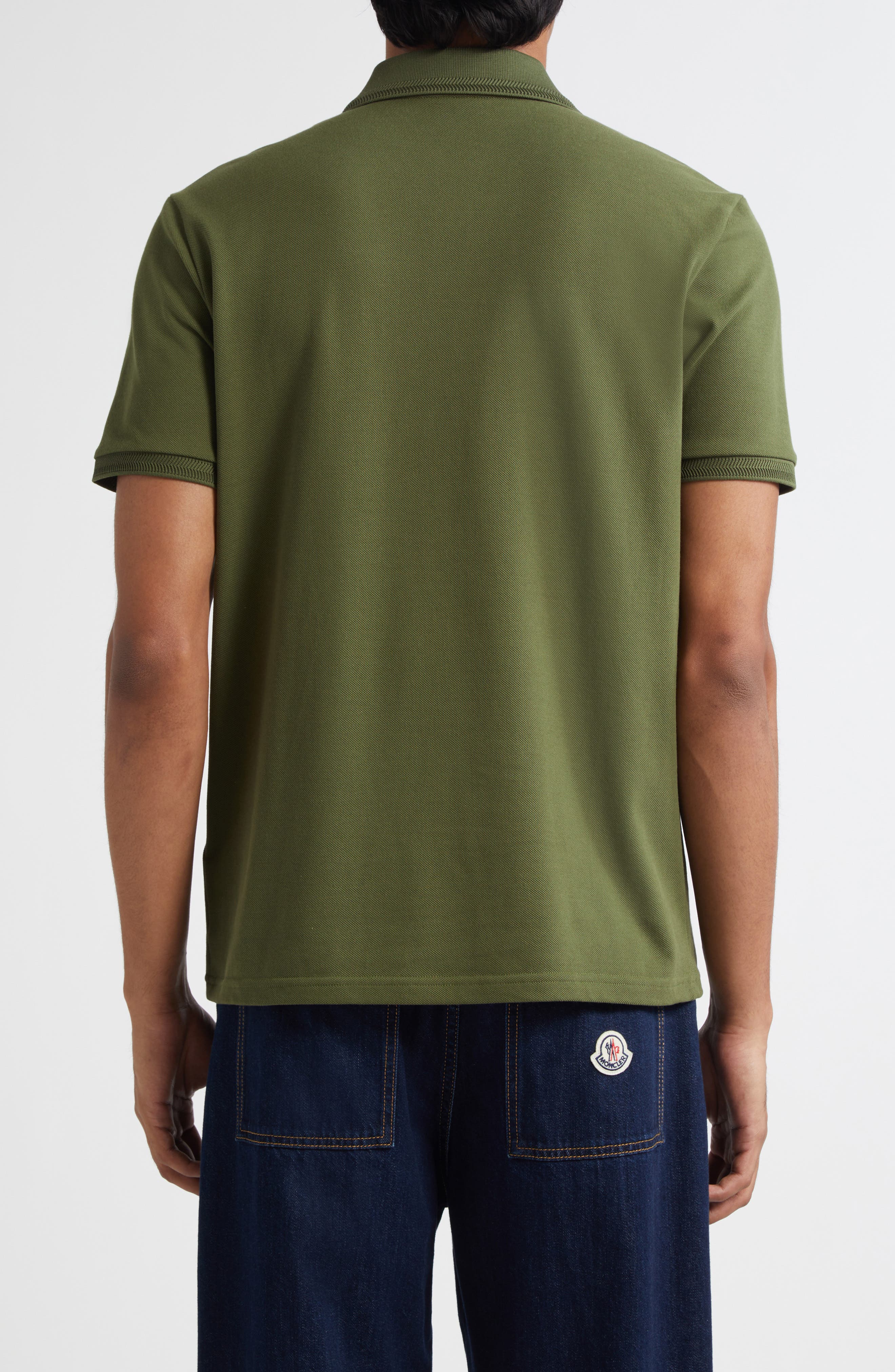Logo Patch Cotton Pique Polo - image 4