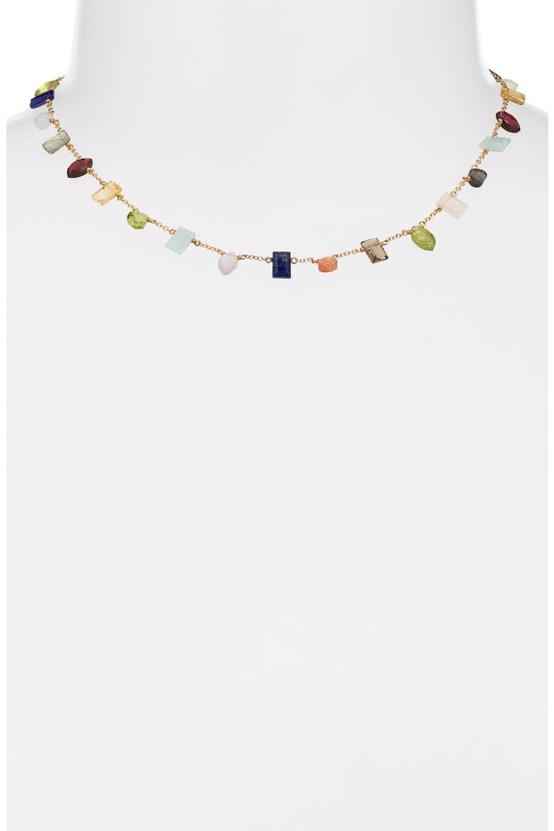 Diana Multistone Necklace, Alternate, color, MULTI