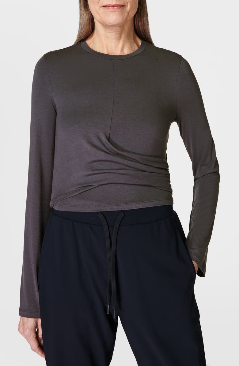 Sweaty Betty Front Wrap T-Shirt, Main, color, 