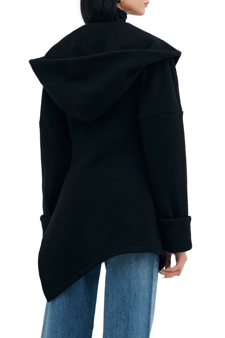 Kyota Hooded Jacket, Alternate, color, BLACK