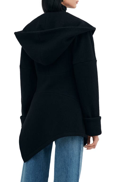 Two Lines By Marcella Kyota Hooded Jacket In Black