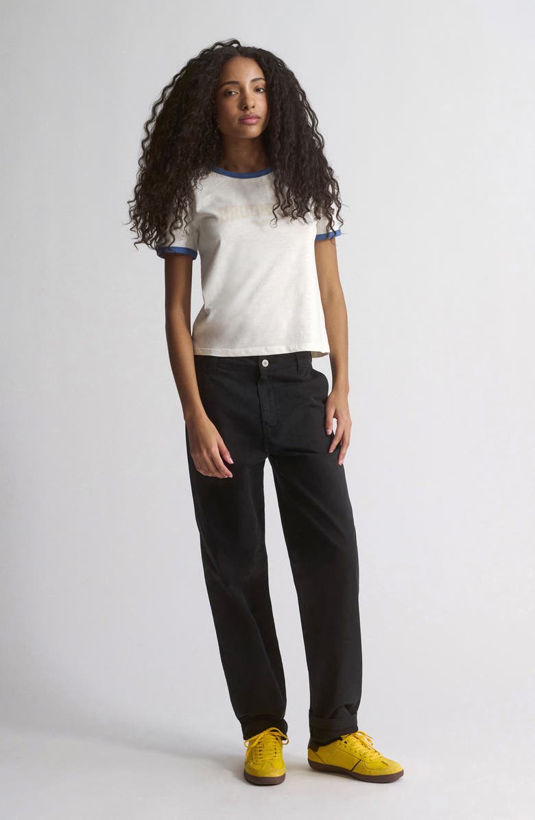 Brooklyn Industries Brooklyn Slim Fit Cotton Slub Graphic T-Shirt, Alternate, color, Antique White