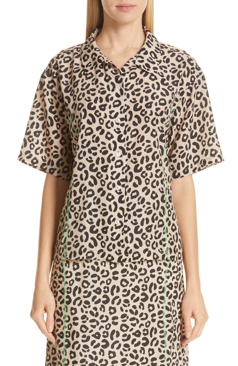 Sandy Liang Imo Shirt, Main, color, 