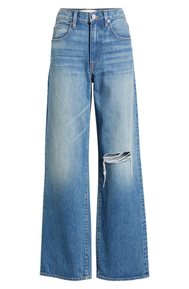 SLVRLAKE Grace High Waist Wide Leg Jeans, Alternate, color, Heavy Hitter