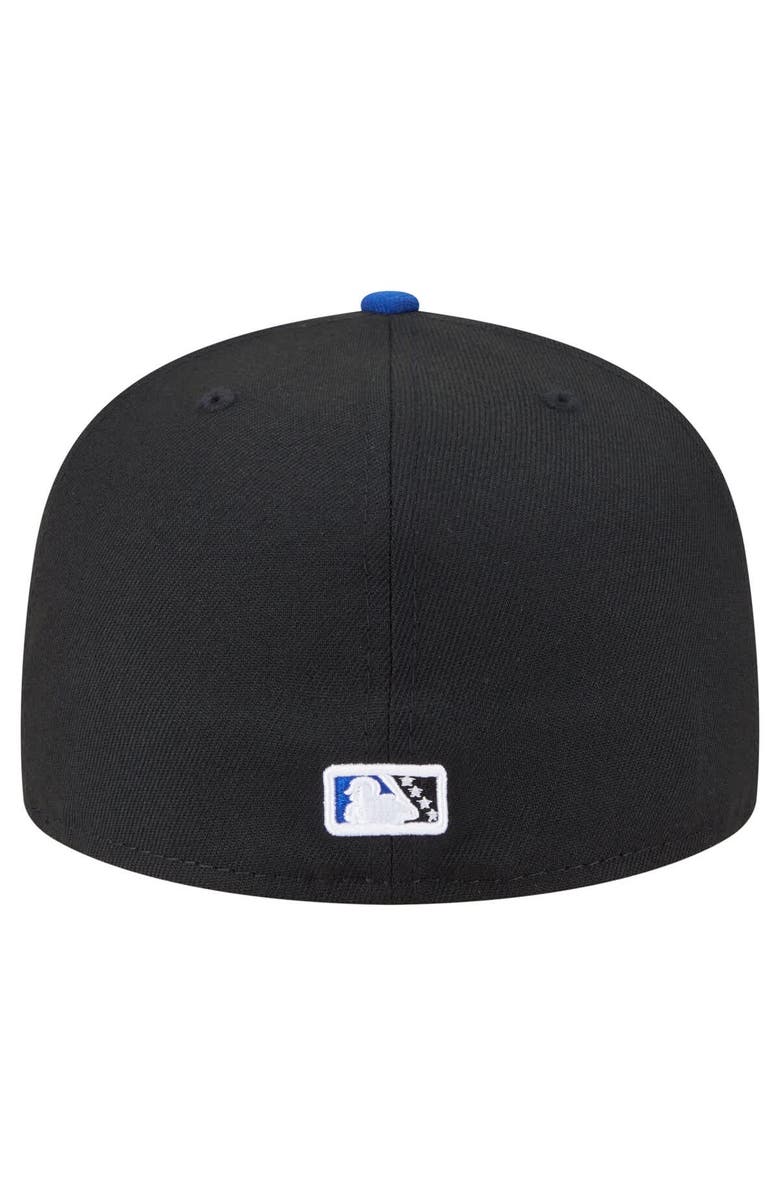 New Era Men's New Era Black Rancho Cucamonga Quakes Authentic Collection 59FIFTY Fitted Hat, Alternate, color, Black