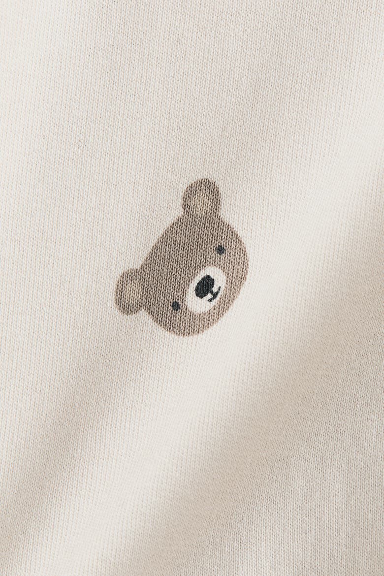 2-piece Cotton Set, Alternate, color, Beige/bears