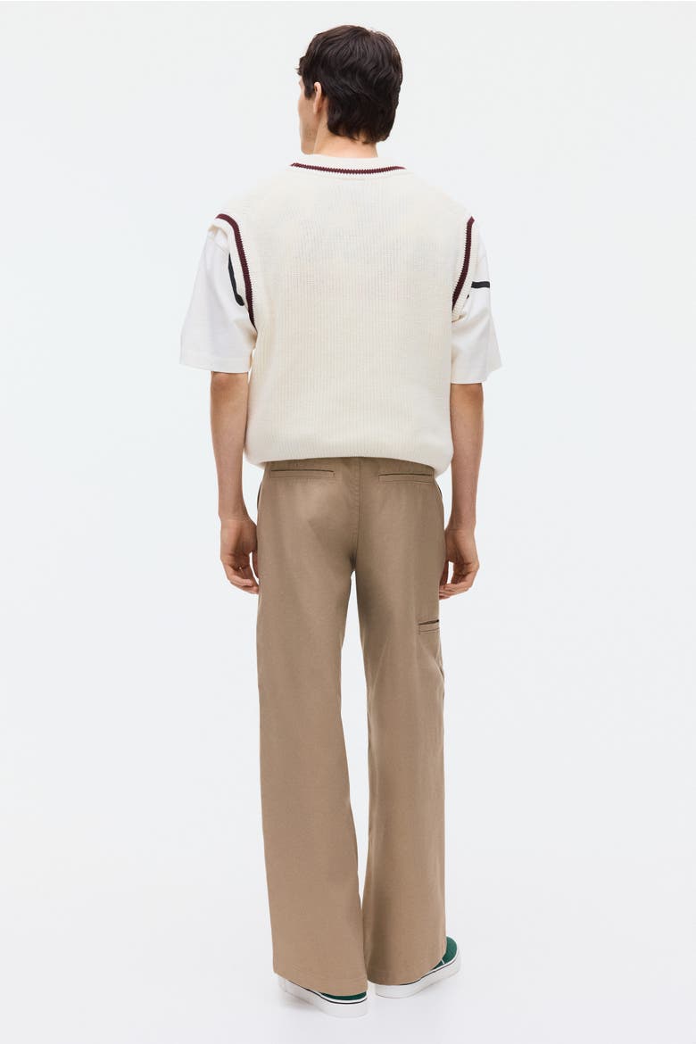 Loose Fit Cotton Chinos, Alternate, color, Beige