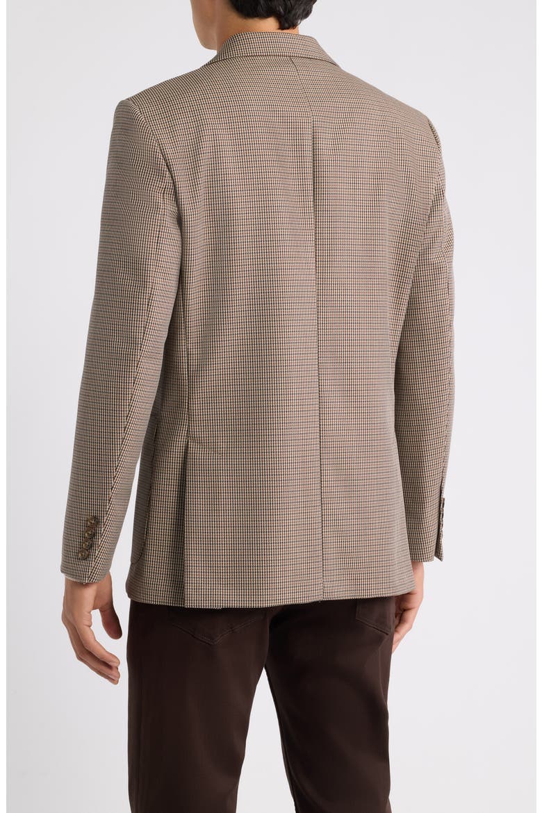 Henrik Modern Fit Notch Lapel Sport Coat, Alternate, color, TAN HOUNDSTOOTH