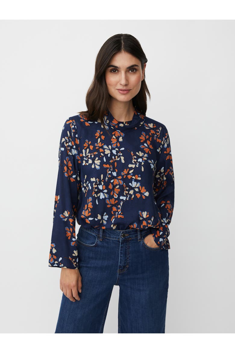 MaDalmora High Neck Long Sleeve Top, Main, color, Autumnal