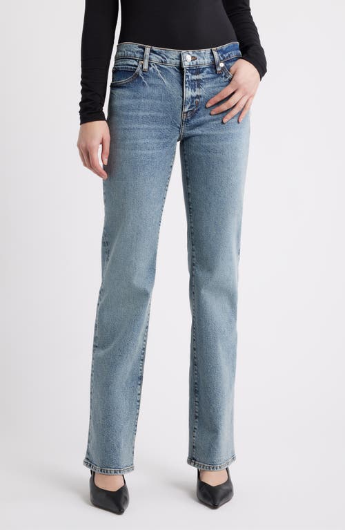Frame The Rodeo Flare Leg Jeans In Gray