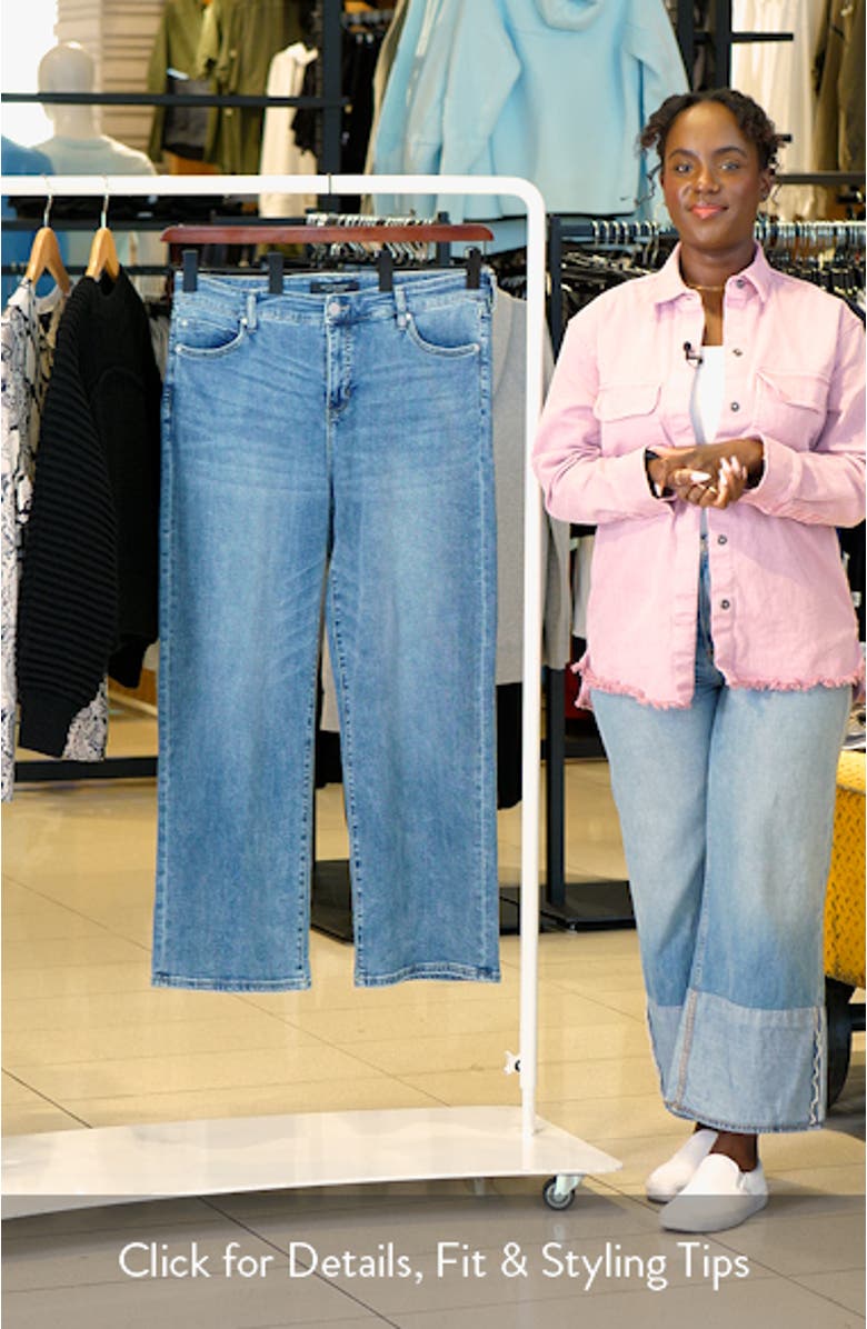 Stride High Waist Wide Leg Jeans, sales video thumbnail