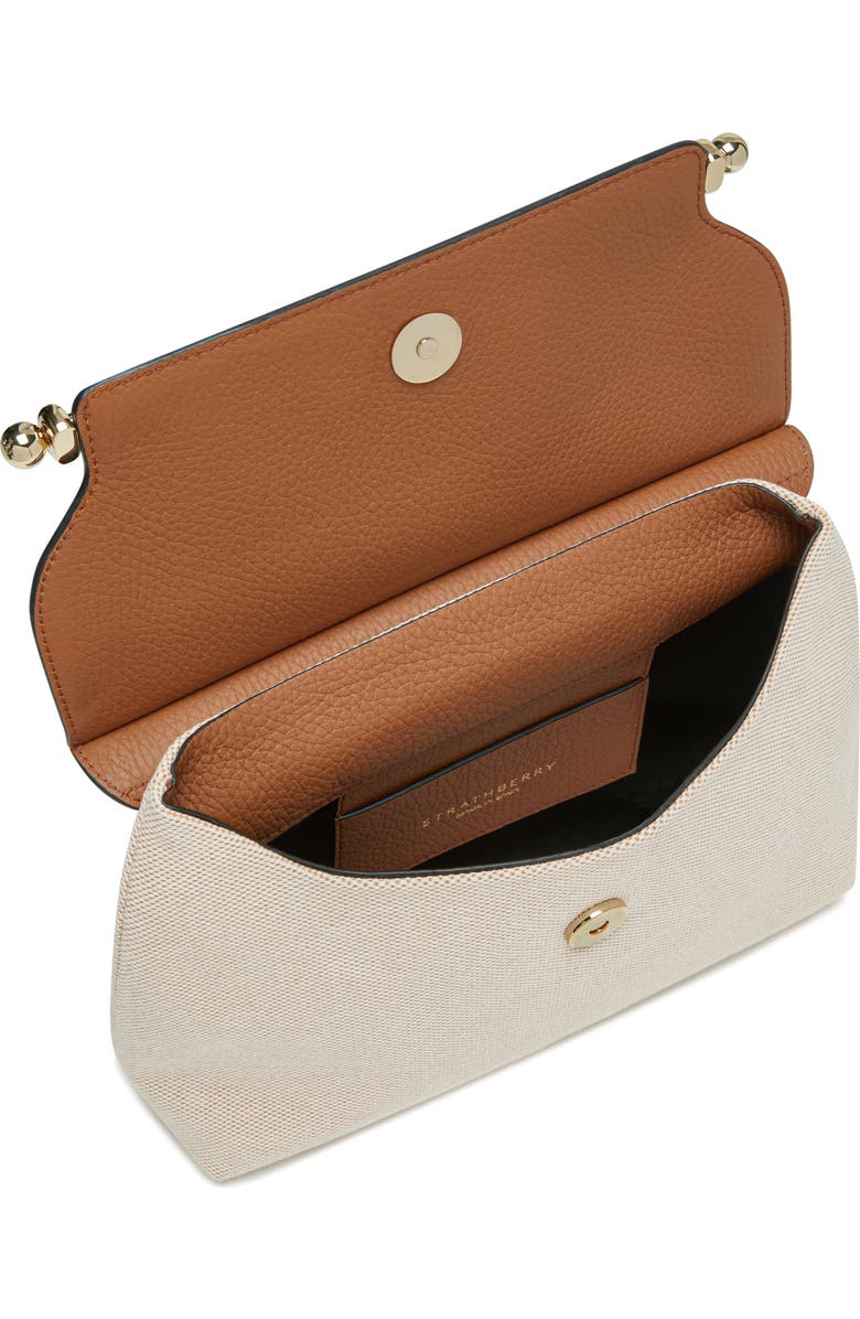 Strathberry Stylist Casual Canvas & Leather Crossbody Bag, Alternate, color,