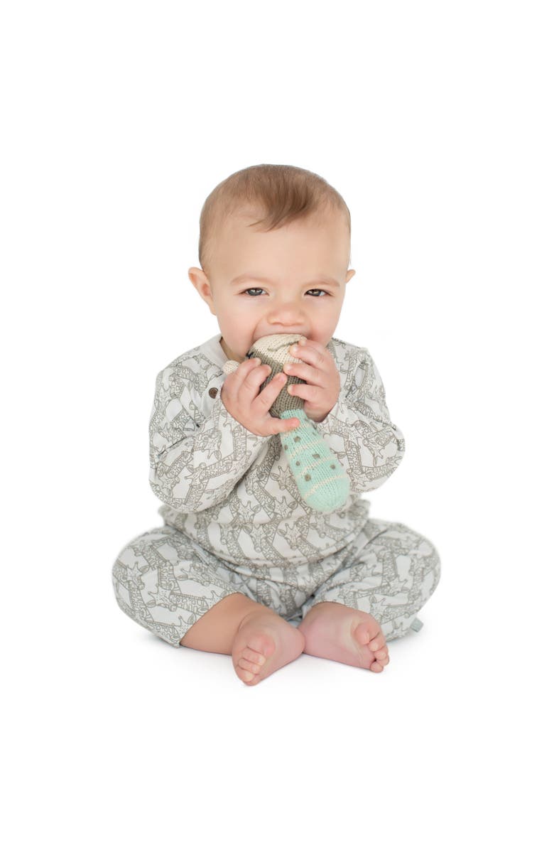 Finn + Emma Organic Cotton Mini Rattle, Alternate, color, Ami The Giraffe