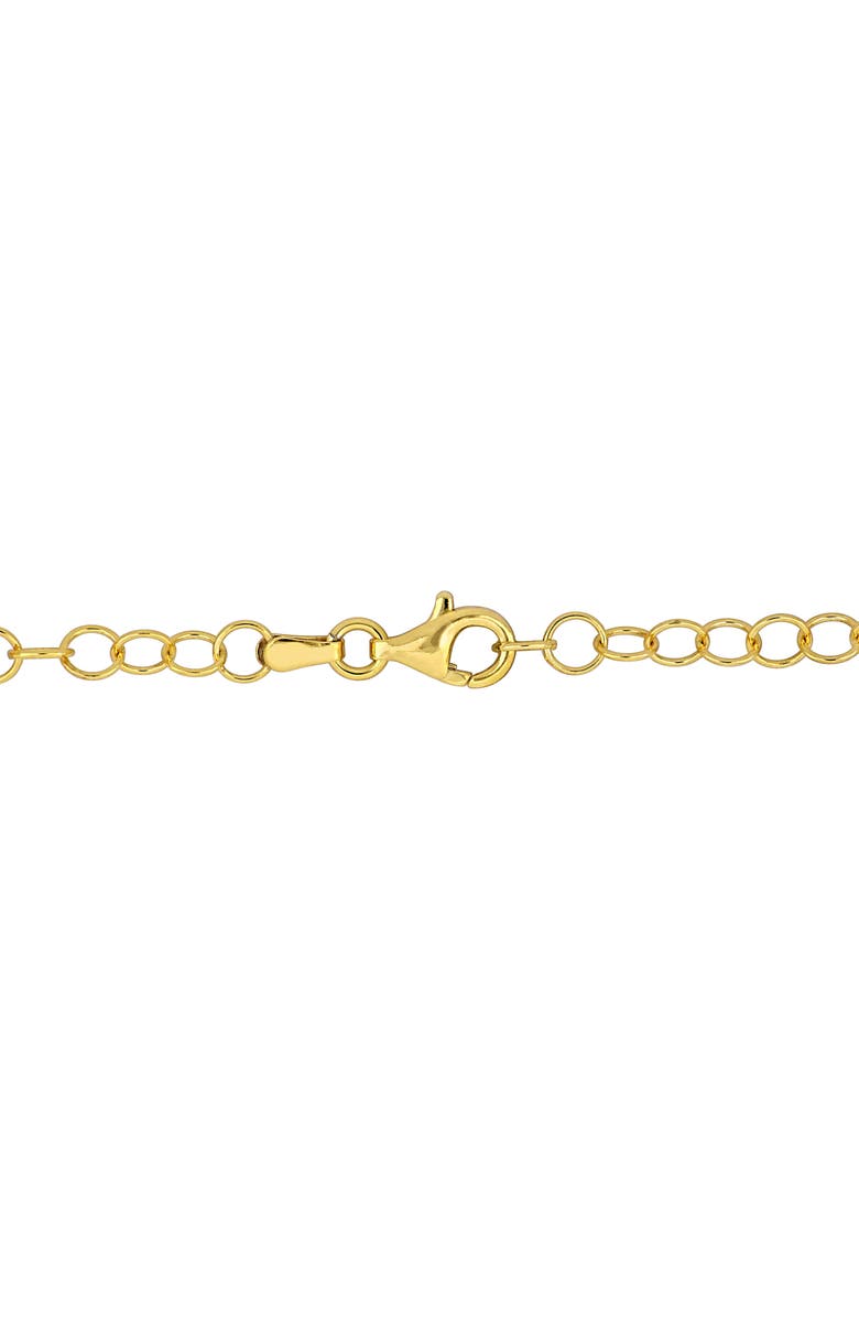 DELMAR Rolo Chain Necklace, 4mm, Alternate, color, Yellow Gold