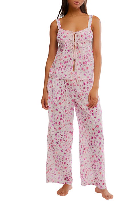 Talk Tonight Floral Camisole Pajamas